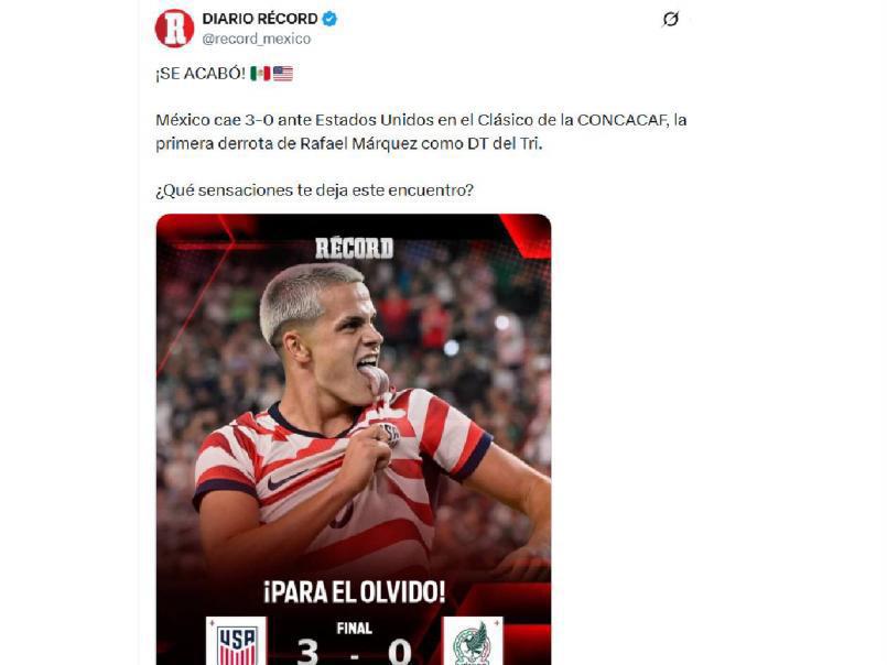 Vete ya: en México piden su salida, Faitelson explota y USA se burla del Tri