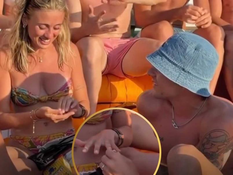 La hermosa periodista deportiva que se comprometió con reconocido futbolista de Argentina: Le dije que sí, obvio