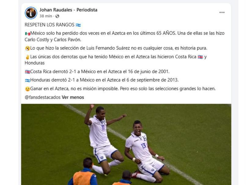 ¿Y si sí?: se rinden ante México, queja de Faitelson y Honduras protagonista