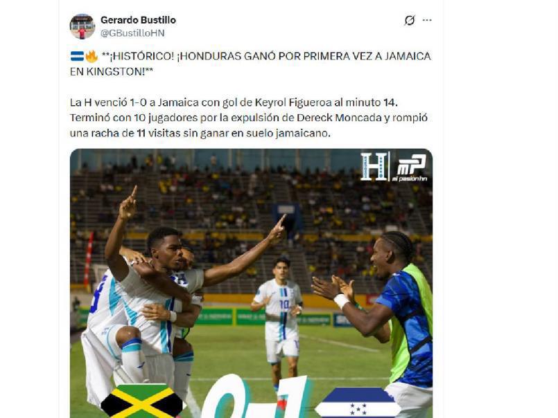 Es una vergüenza: indignación, petición a Concacaf y Honduras celebra el triunfo