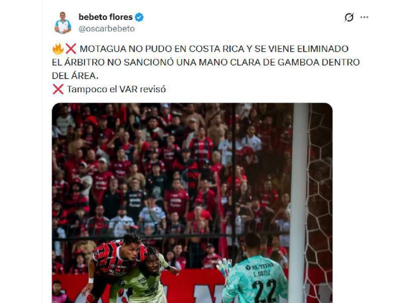 Se hicieron los ciegos: reclamo a Concacaf e indignación tras el Alajuelense-Motagua