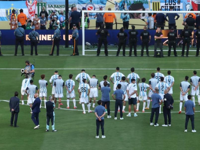 Apretaron a los familiares de los futbolistas; Argentina no podía ganar esa final