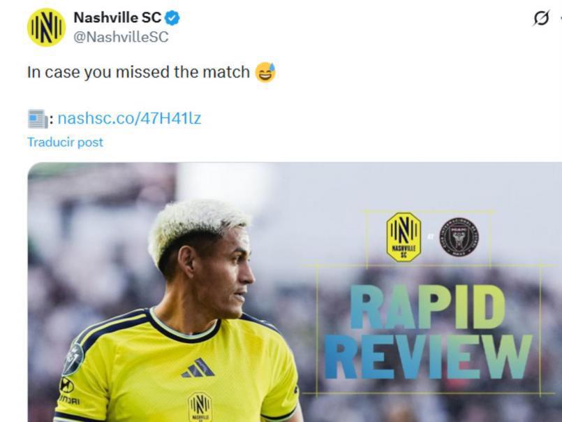 Messi queda en ridículo, las burlas de Nashville a Leo y compañía; el señalado por la eliminación de Inter Miami