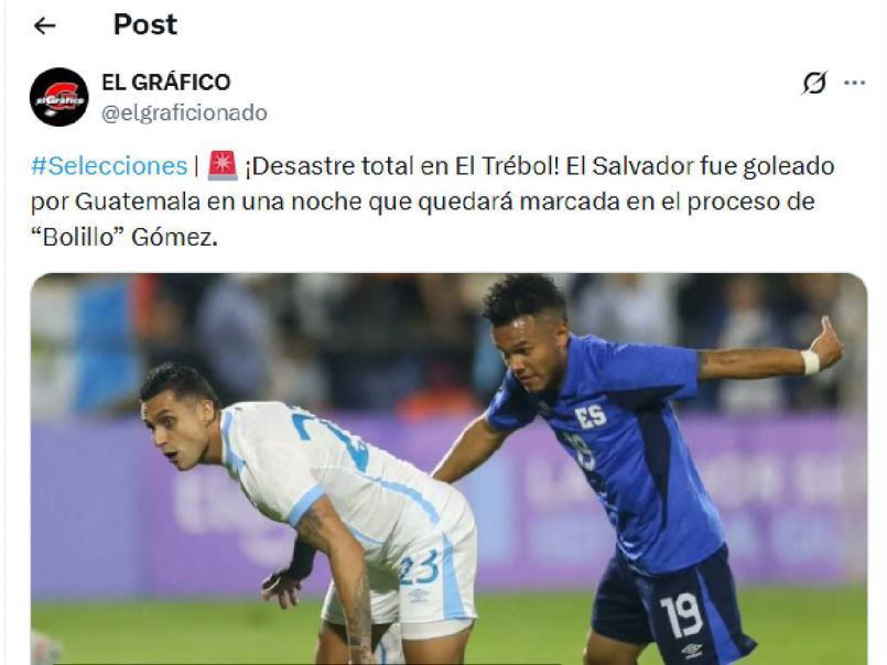 Bukele tiene que echar a Bolillo: explotan en El Salvador tras humillada de Guatemala