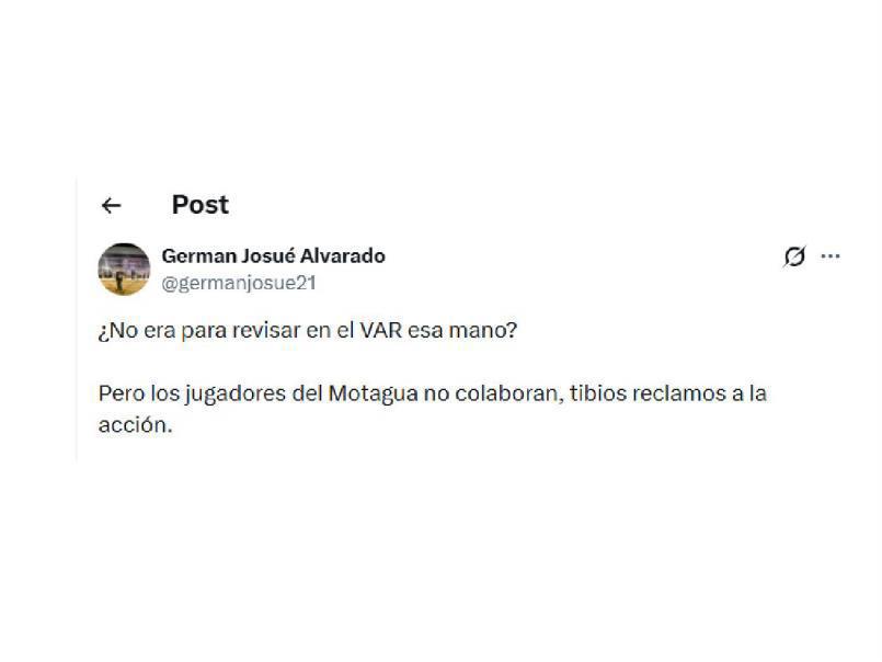 Se hicieron los ciegos: reclamo a Concacaf e indignación tras el Alajuelense-Motagua