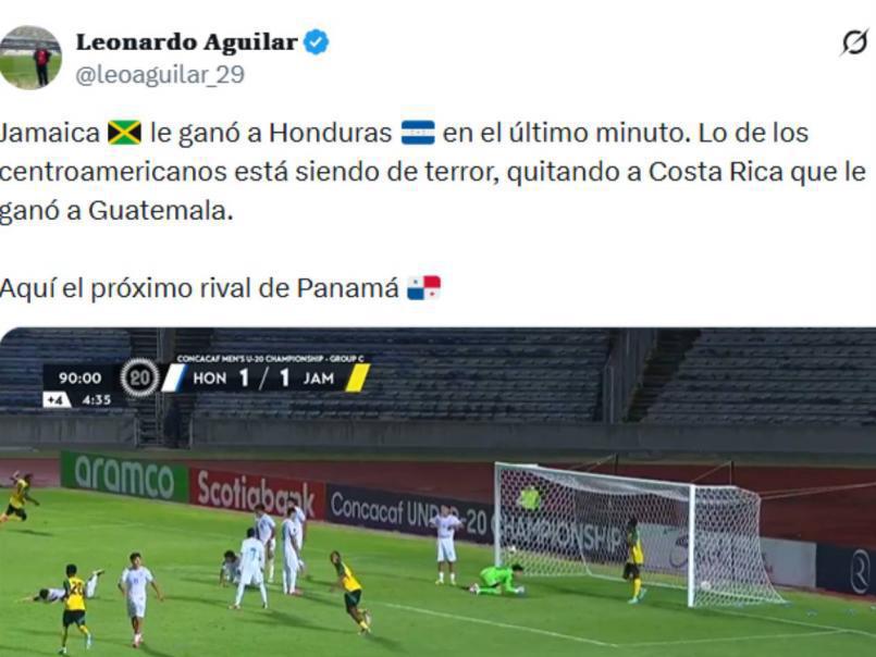 Honduras sufre la derrota ante Jamaica en el Premundial Sub-20 y señalan al culpable