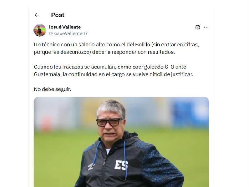 Bukele tiene que echar a Bolillo: explotan en El Salvador tras humillada de Guatemala
