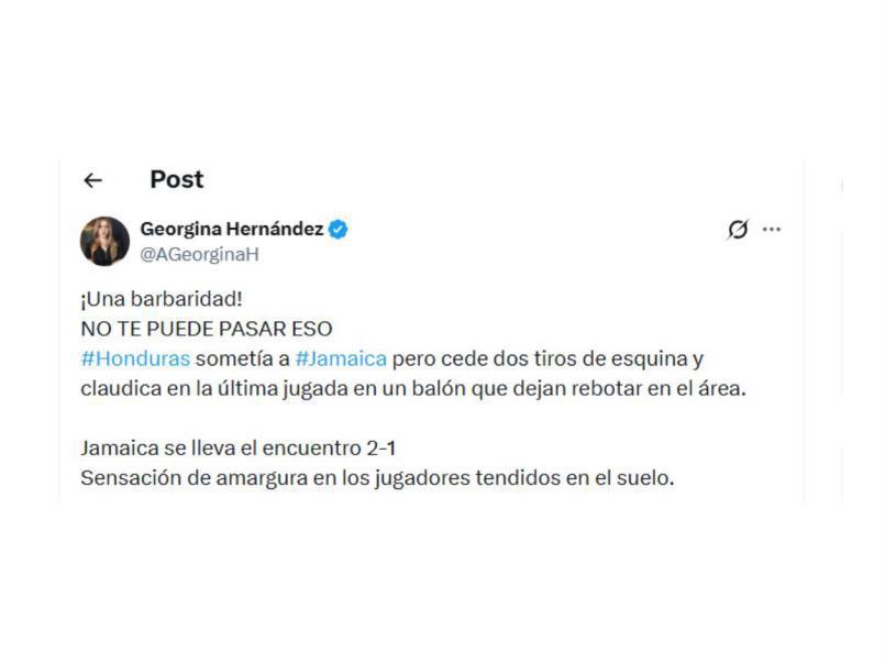 Honduras sufre la derrota ante Jamaica en el Premundial Sub-20 y señalan al culpable