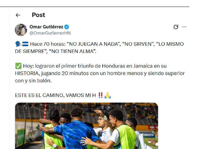 Es una vergüenza: indignación, petición a Concacaf y Honduras celebra el triunfo