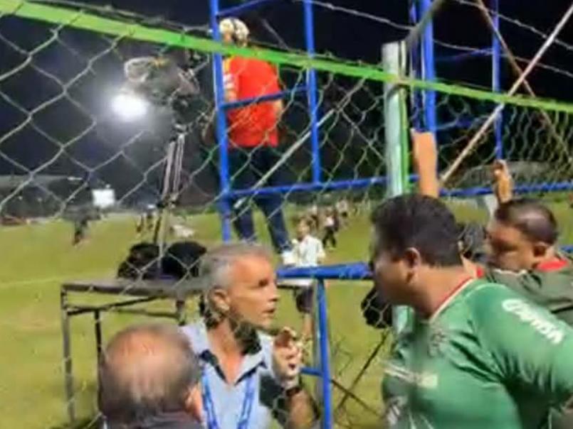 ¿Qué le dijo Lavallén al aficionado? Esto fue lo que desató la pelea y visita especial de Francisco Molina en Choloma