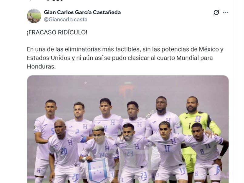 Fracaso ridículo, Se tienen que ir: señalan a los culpables de la vergonzosa eliminación de Honduras del Mundial 2026