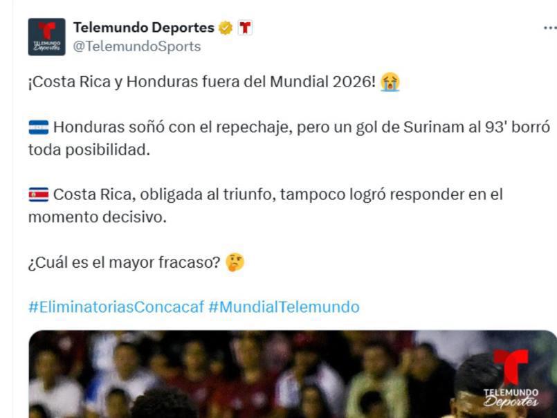 Fracaso ridículo, Se tienen que ir: señalan a los culpables de la vergonzosa eliminación de Honduras del Mundial 2026