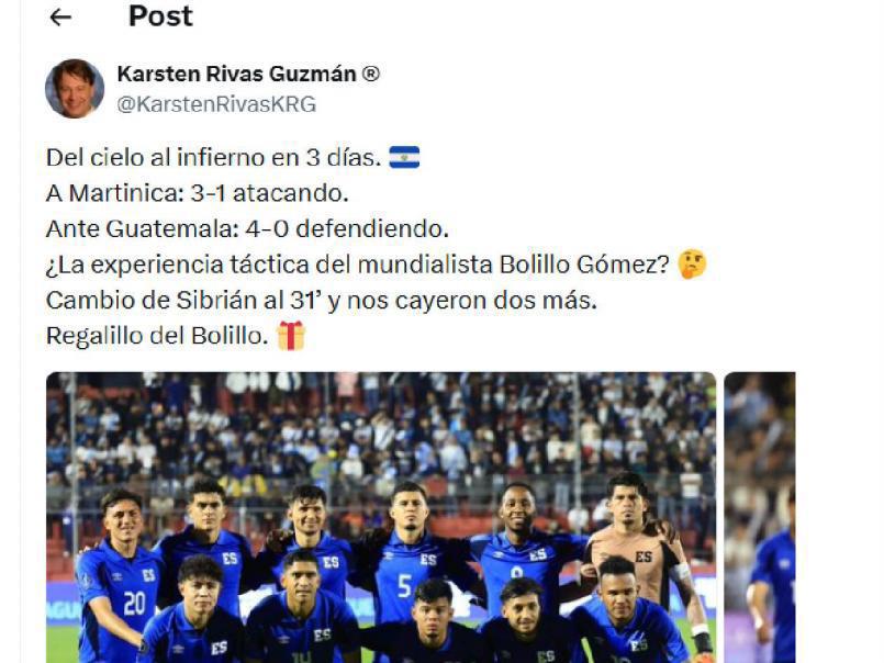 Bukele tiene que echar a Bolillo: explotan en El Salvador tras humillada de Guatemala