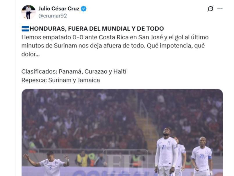 Fracaso ridículo, Se tienen que ir: señalan a los culpables de la vergonzosa eliminación de Honduras del Mundial 2026