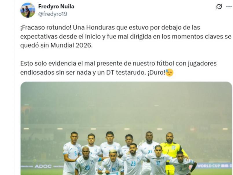 Fracaso ridículo, Se tienen que ir: señalan a los culpables de la vergonzosa eliminación de Honduras del Mundial 2026