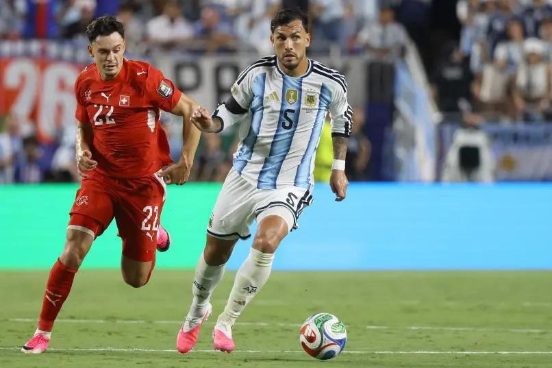Alineación de Argentina para ser bicampeón del Mundial en la cara de España