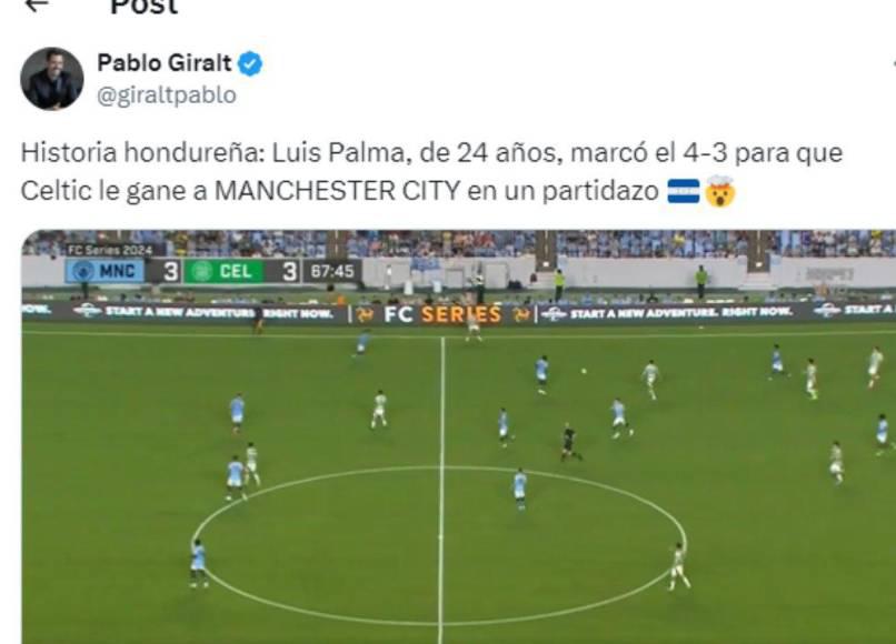 Así reaccionó la prensa tras el gol de Luis Palma al Manchester City y la maldición de Pep Guardiola luego del amistoso