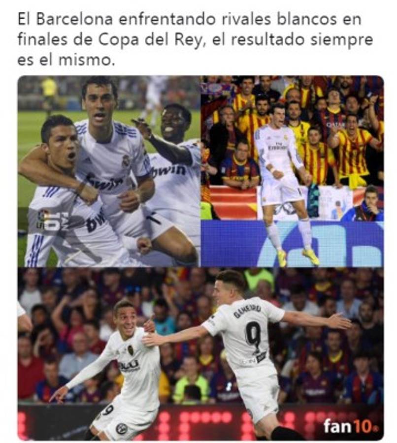 Memes: Revientan al Barcelona tras perder la Copa del Rey ante el Valencia