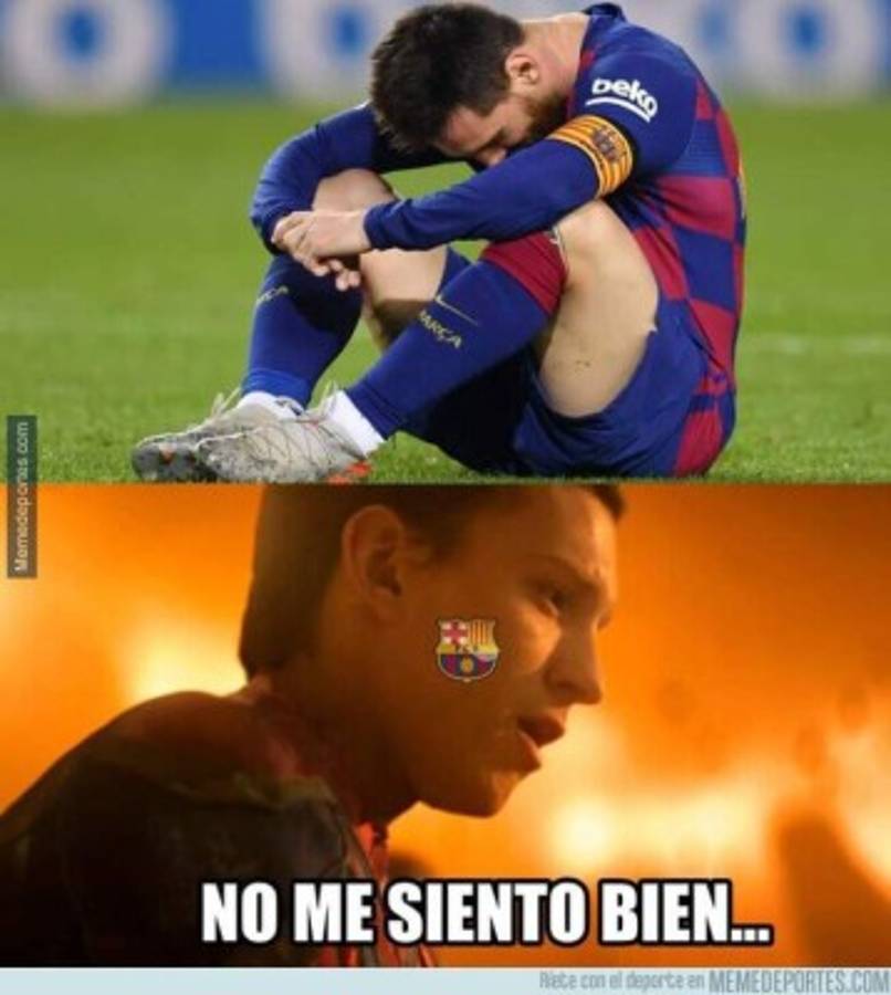 Siguen las burlas: Los otros memes que no has visto del 'adiós' de Messi al Barcelona