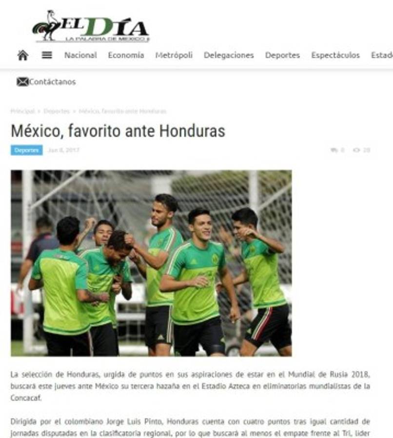 Lo que amaneció diciendo la prensa mexicana sobre partido ante Honduras