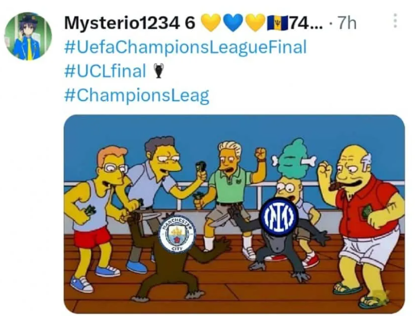 Los memes destrozan a Lukaku tras el título de Champions que Manchester City le ganó al Inter