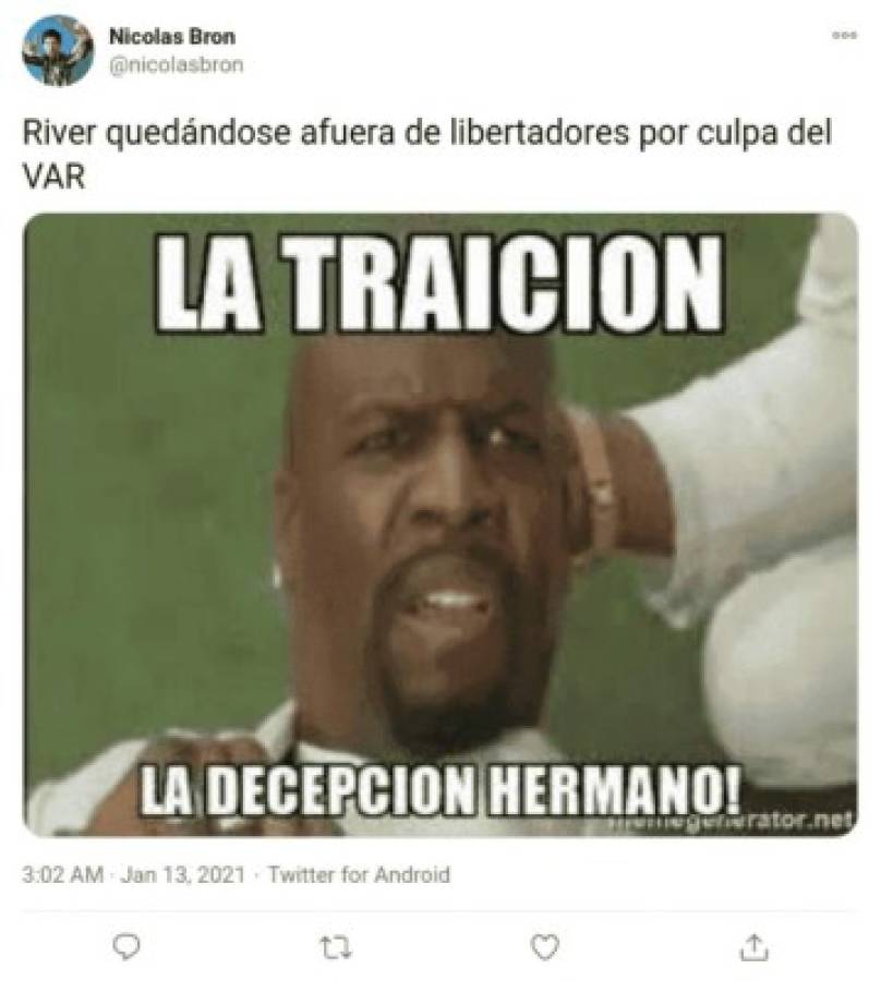 Robo y VAR: Los memes no perdonan a River Plate tras ser eliminados en la Copa Libertadores