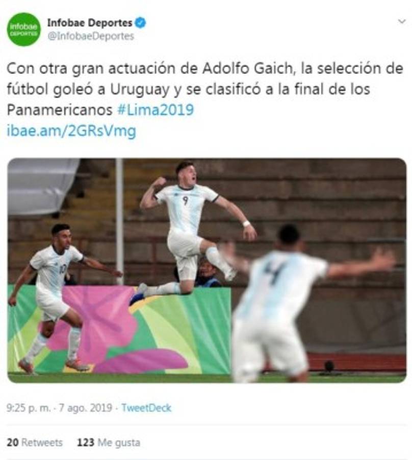 Lo que dicen los medios de Argentina sobre la final ante Honduras en Panamericanos