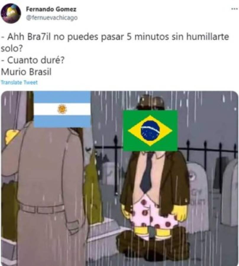 La suspensión del Brasil-Argentina y los otros memes donde destrozan a Messi y a los deportados