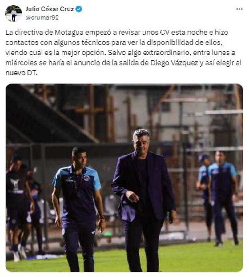 La prensa se rinde ante Real España tras humillar a Motagua y lo que dicen sobre Diego Vázquez: “Que continúe el circo”