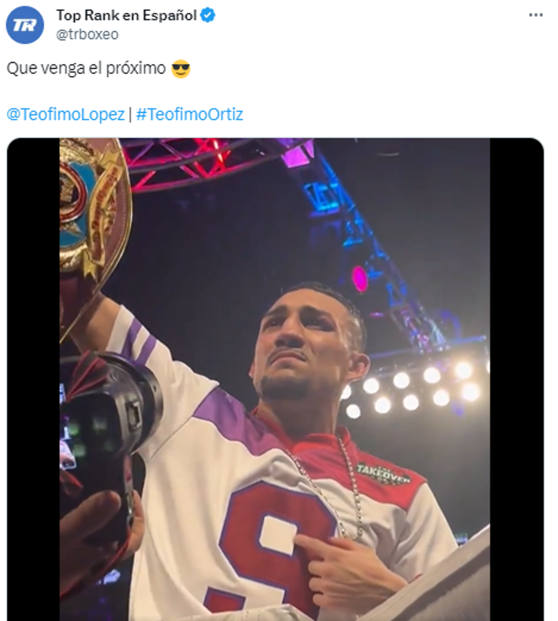 Teófimo López retuvo la corona con polémica y la prensa reacciona: “Defensa exitosa” y “Jamaine Ortiz fue robado”