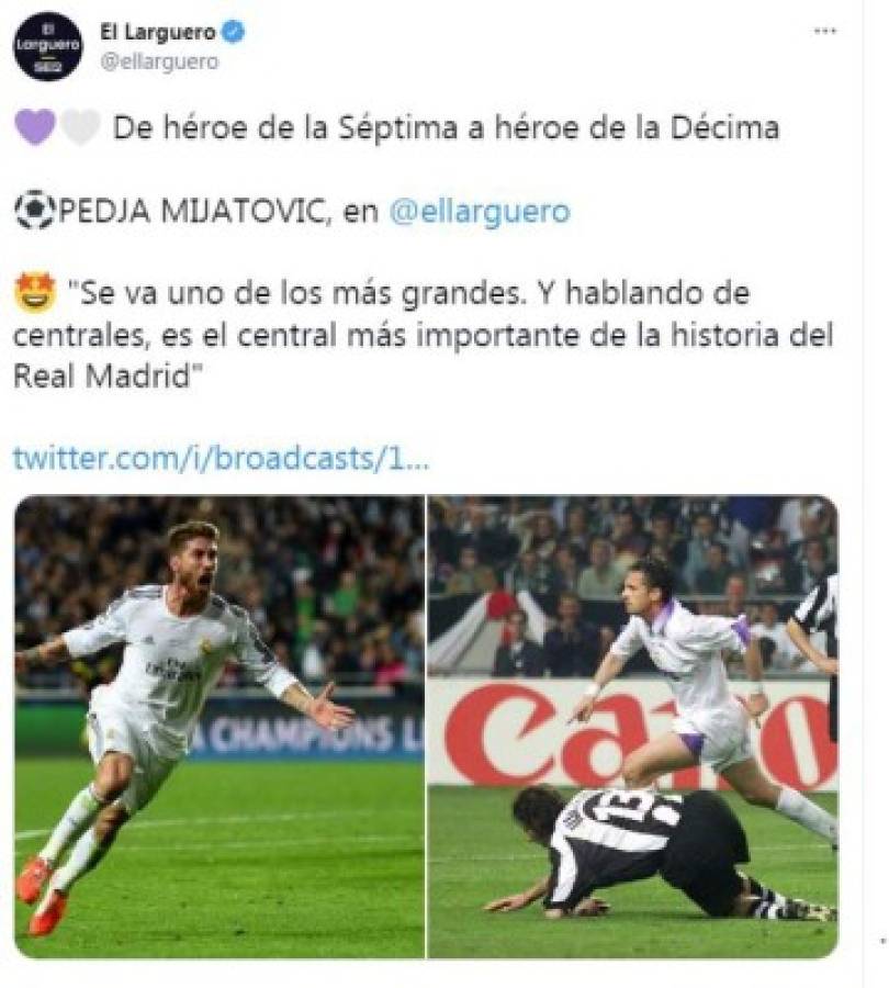 ¡Intenta no llorar! Los emotivos mensajes de despedida de los jugadores del Real Madrid a Sergio Ramos