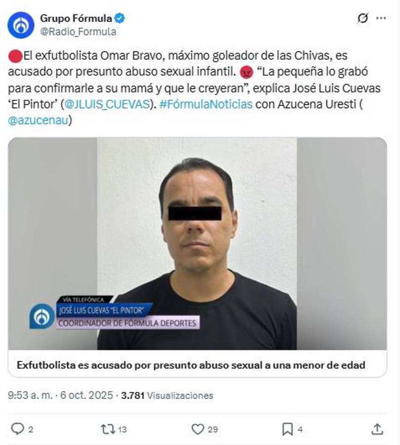 Omar Bravo fue llevado a la cárcel de donde se escapó el 'Chapo' Guzmán y surgen nuevos detalles: La pequeña lo grabó