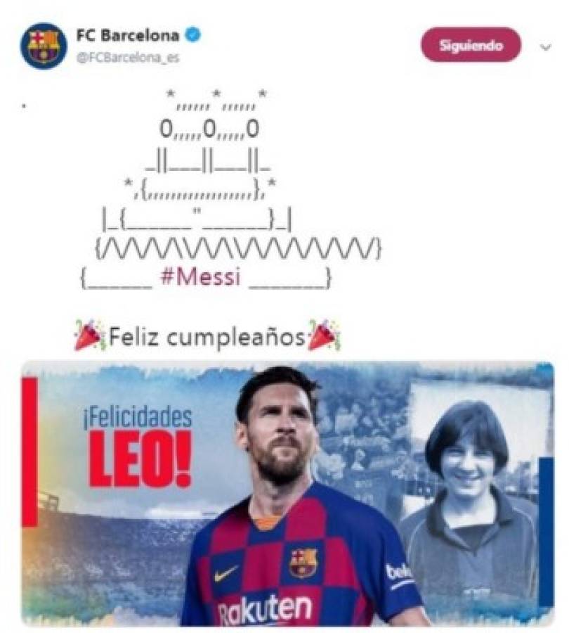 Las mejores felicitaciones a Lionel Messi en su cumpleaños  