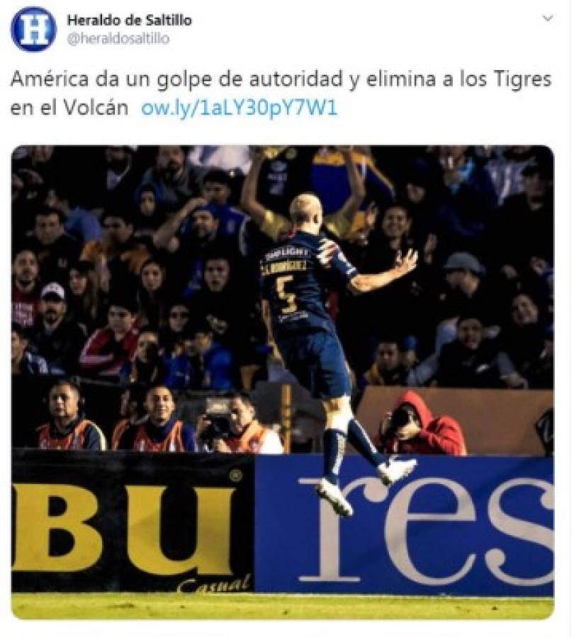 Liga MX: Así reacciona la prensa tras la épica remontada del América sobre Tigres