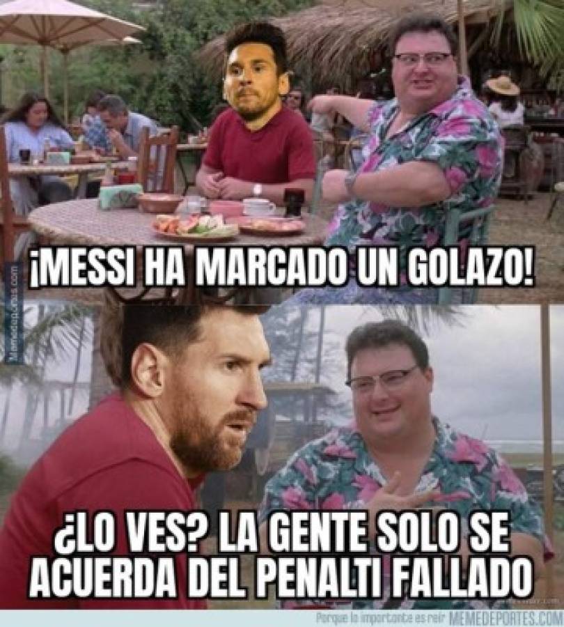 Messi estalla las redes: los otros memes de la dolorosa eliminación del Barcelona en Champions