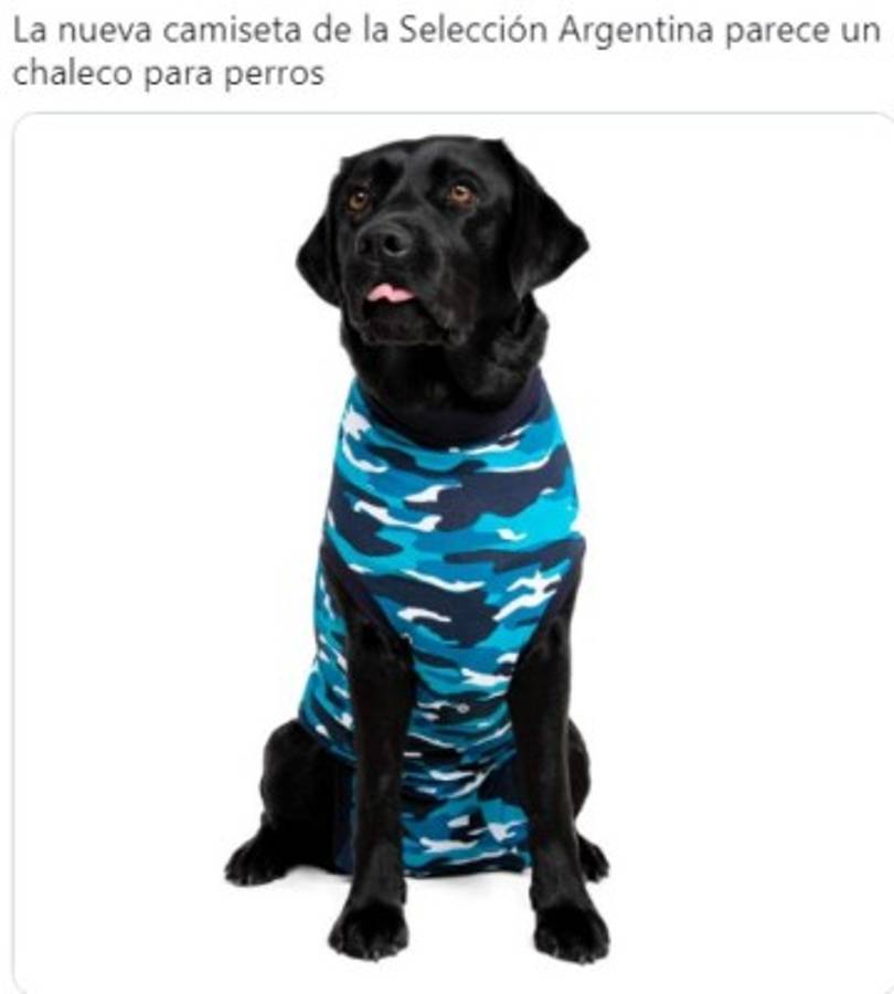 'Parece chaleco de perros': Tildan de horrible la polémica nueva camisa de Messi y Argentina para 2021  