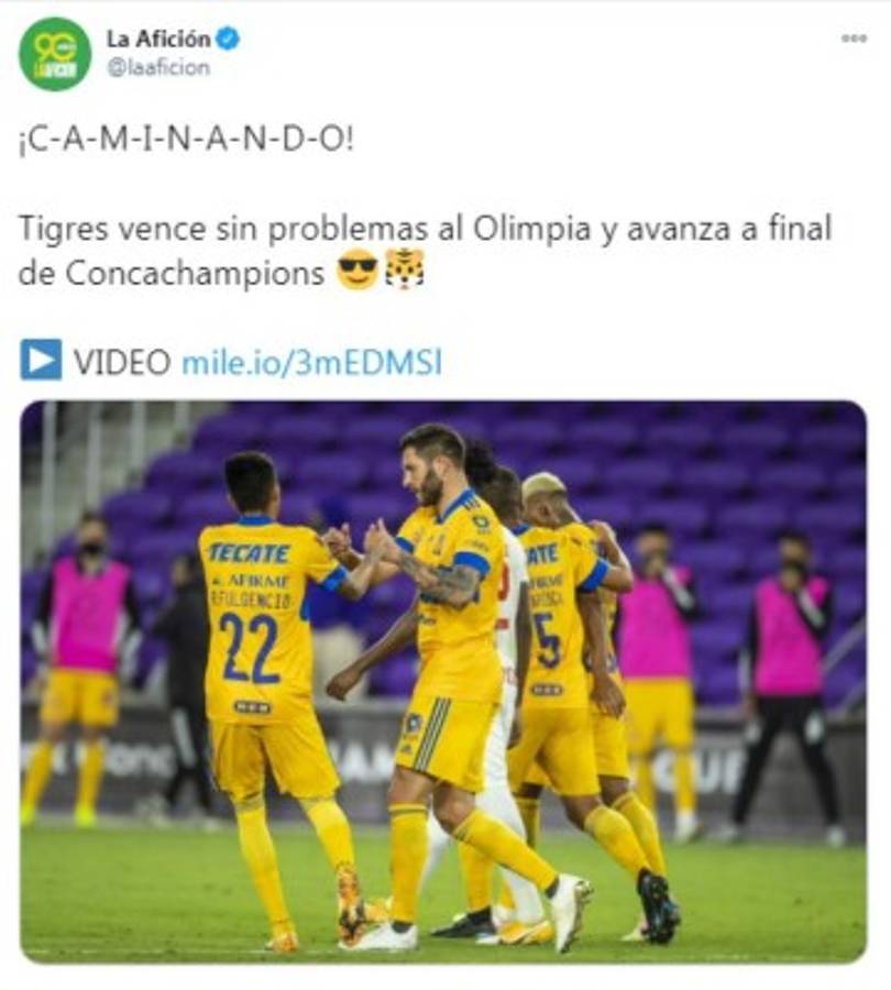 'Pasó caminando': Prensa mexicana e internacional sobre el triunfo de Tigres ante Olimpia en Concachampions