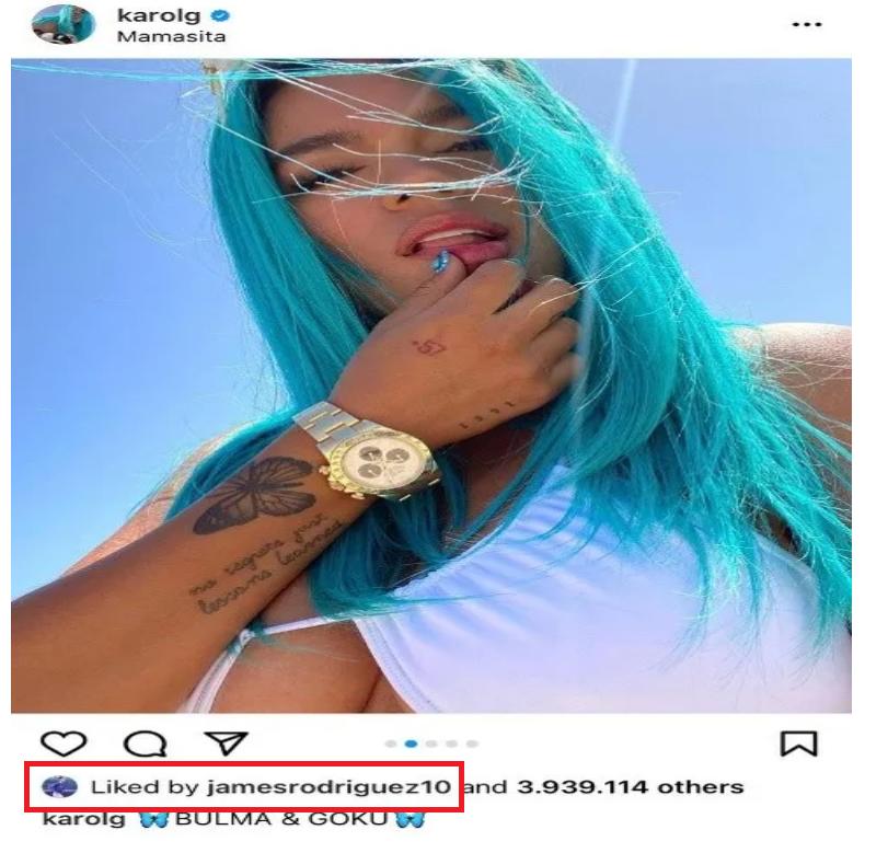 Confirman relación entre James Rodríguez y Karol G ¿Cómo la “Bichota” conquistó al futbolista colombiano?