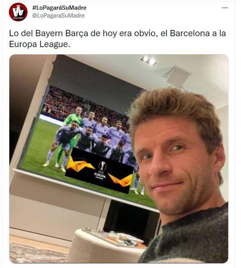 Memes: Bayern destroza a Barcelona y se desatan las burlas por jugar UEFA Europa League