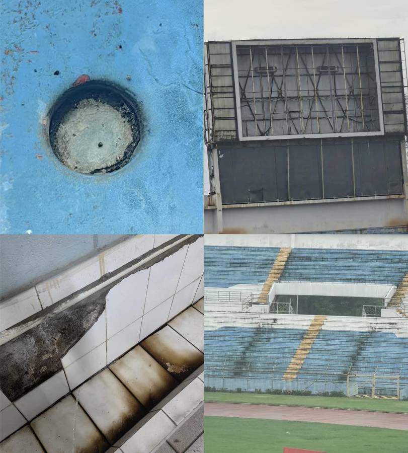 Estadio Olímpico, abandonado, destruido y desvalijado: ¡Condepor denuncia las deplorables condiciones de la instalación!