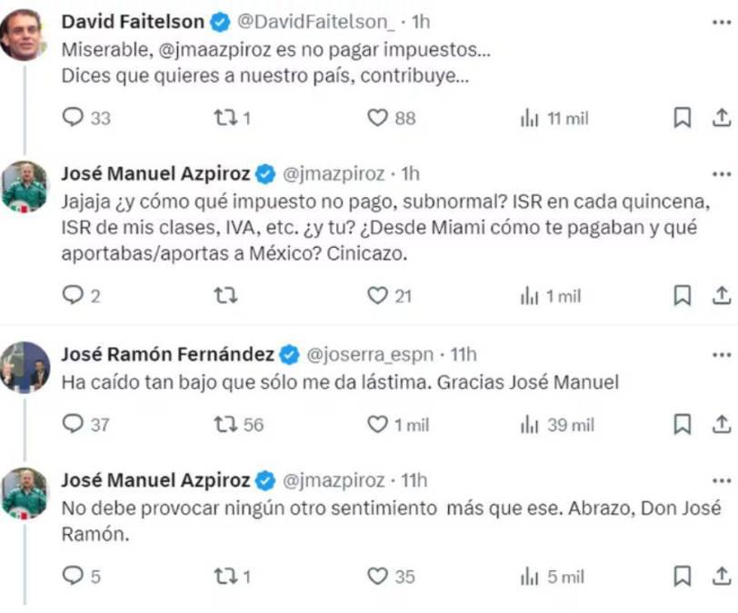 ¡Amistad rota! David Faitelson y José Ramón Fernández con brutal pelea en redes: “Sólo me da lástima”
