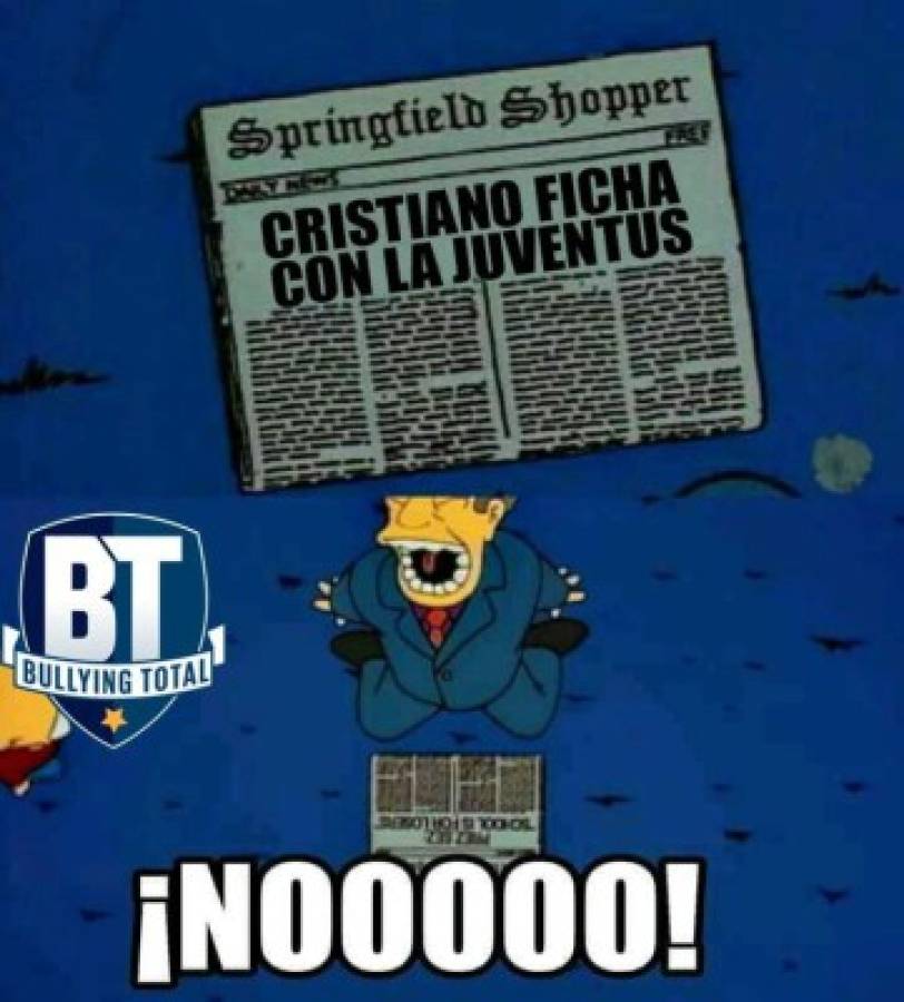 Burlas al Real Madrid: Los memes del traspaso de Cristiano Ronaldo a la Juventus