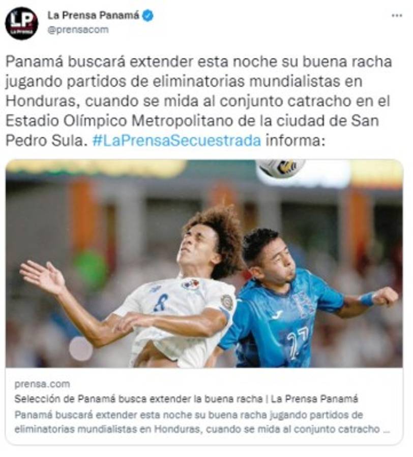'A papá se le respeta y hay que pasarles por encima': Así calienta la prensa de Panamá el partido contra Honduras  