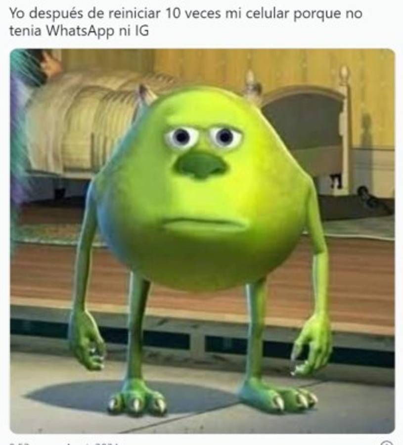 ¡Imperdibles! Los mejores memes de la caída de WhatsApp, Facebook e Instagram a nivel mundial