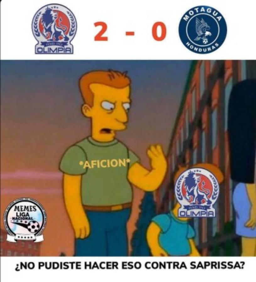 Olimpia se queda con el clásico y destruyen a Motagua con crueles memes