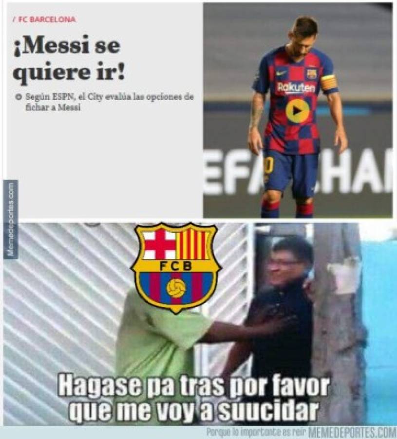 No lo perdonan: Los memes destrozan a Messi tras comunicar que se va del FC Barcelona