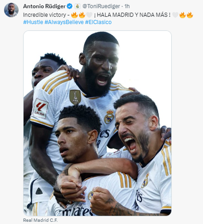 “Nueva era”: así reaccionan los futbolistas del Real Madrid tras batir al Barcelona y Modric agiganta su leyenda