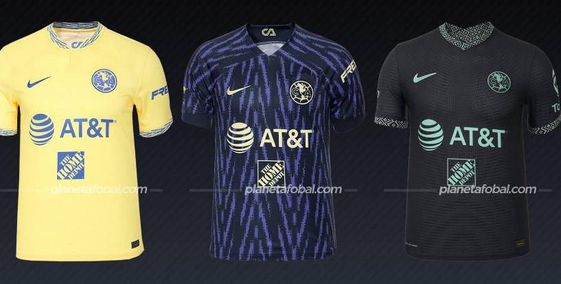 América con una equipación sin precedentes: Así son todas las camisas para la temporada 2022-23 de la Liga MX