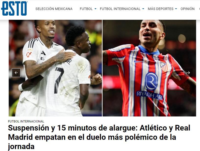 Lo que dice la prensa mundial sobre el polémico Real Madrid vs Atlético: “Escándalo y el derbi de los mecheros”