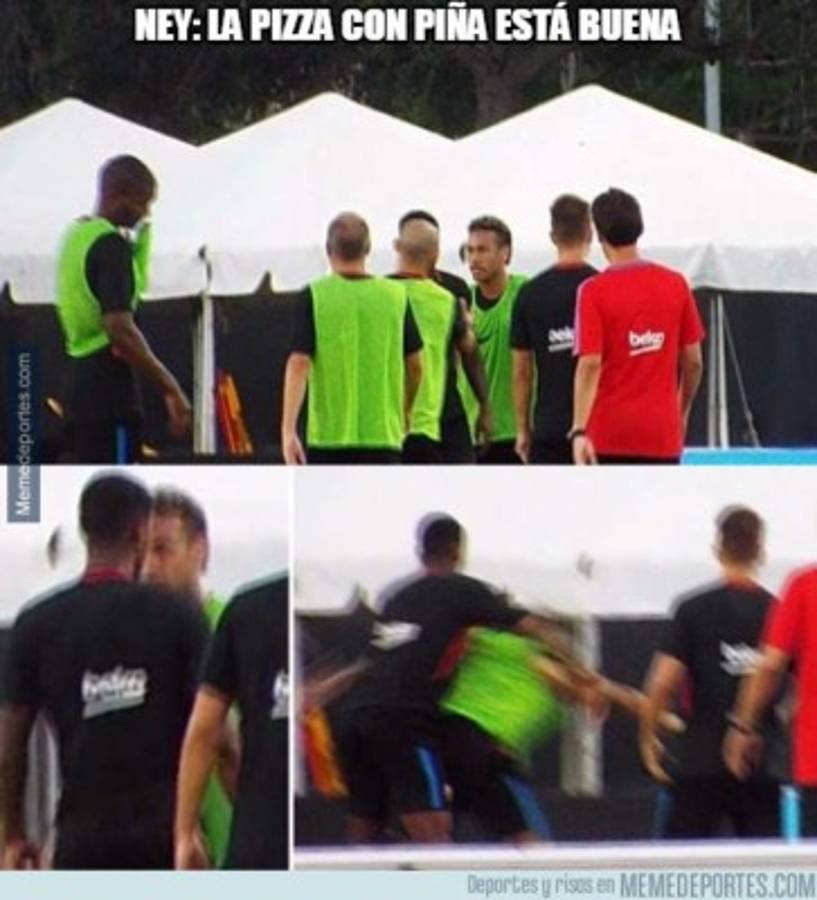 ¡NO PERDONAN! Los memes de la pelea entre Neymar y Semedo